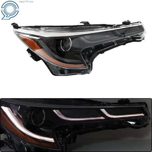 LED Headlight For Toyota Corolla SE XLE XSE 2020-2022 Black Housing Right Side - Picture 8 of 14