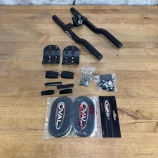 Oval Concepts Aerobar Extensions Alloy Stem Mount SCCS With Risers and Pads