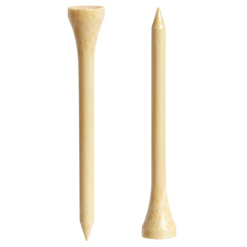 300 Pack Bamboo Golf Tees in Bulk (2 3/4 inch, Natural Wood Color) - Picture 10 of 10