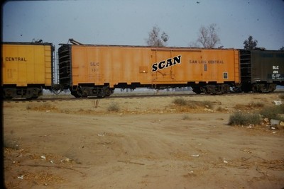 35 mm Railroad Slide 1972 San Luis Central Boxcar #330