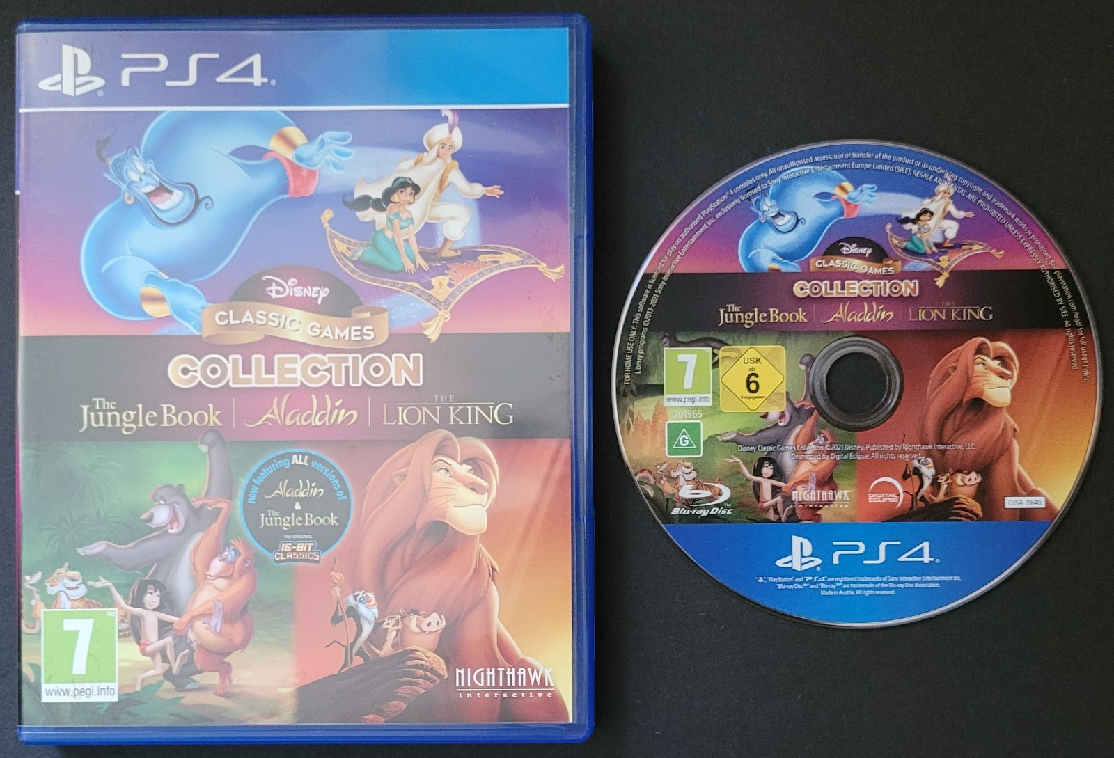 Disney Classic Games Collection: Aladdin, The Lion King and The Jungle Book- PS4