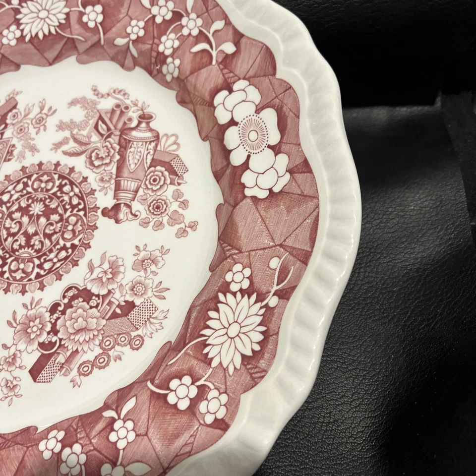 Spode Regency Trophies Dinner Plate Red Archive Collection Regency Series 10.75" - Image 3 of 4