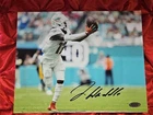 JAYLEN WADDLE #17 HAND SIGNED AUTOGRAPHED 8X10 PHOTO NFL MIAMI DOLPHINS W/ COA