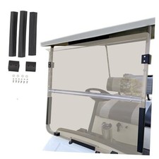 /Smoke Windshield Compatible with 1995-2003 Yamaha G14 G16 G19 Gas and Tinted
