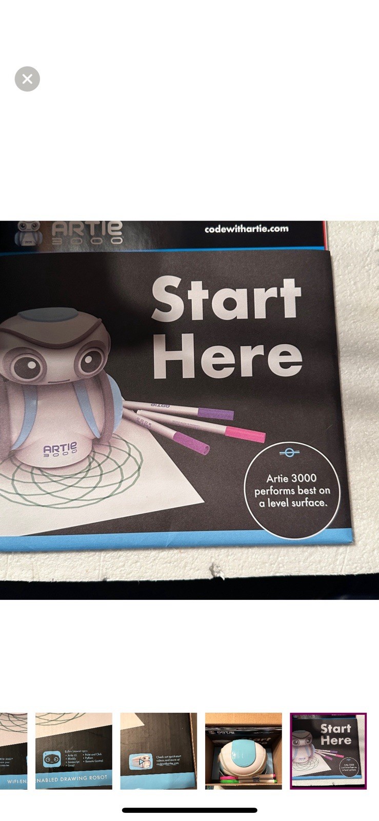 Educational Insights Artie 3000 The Coding Robot Stem Toy WiFi Drawing Robot