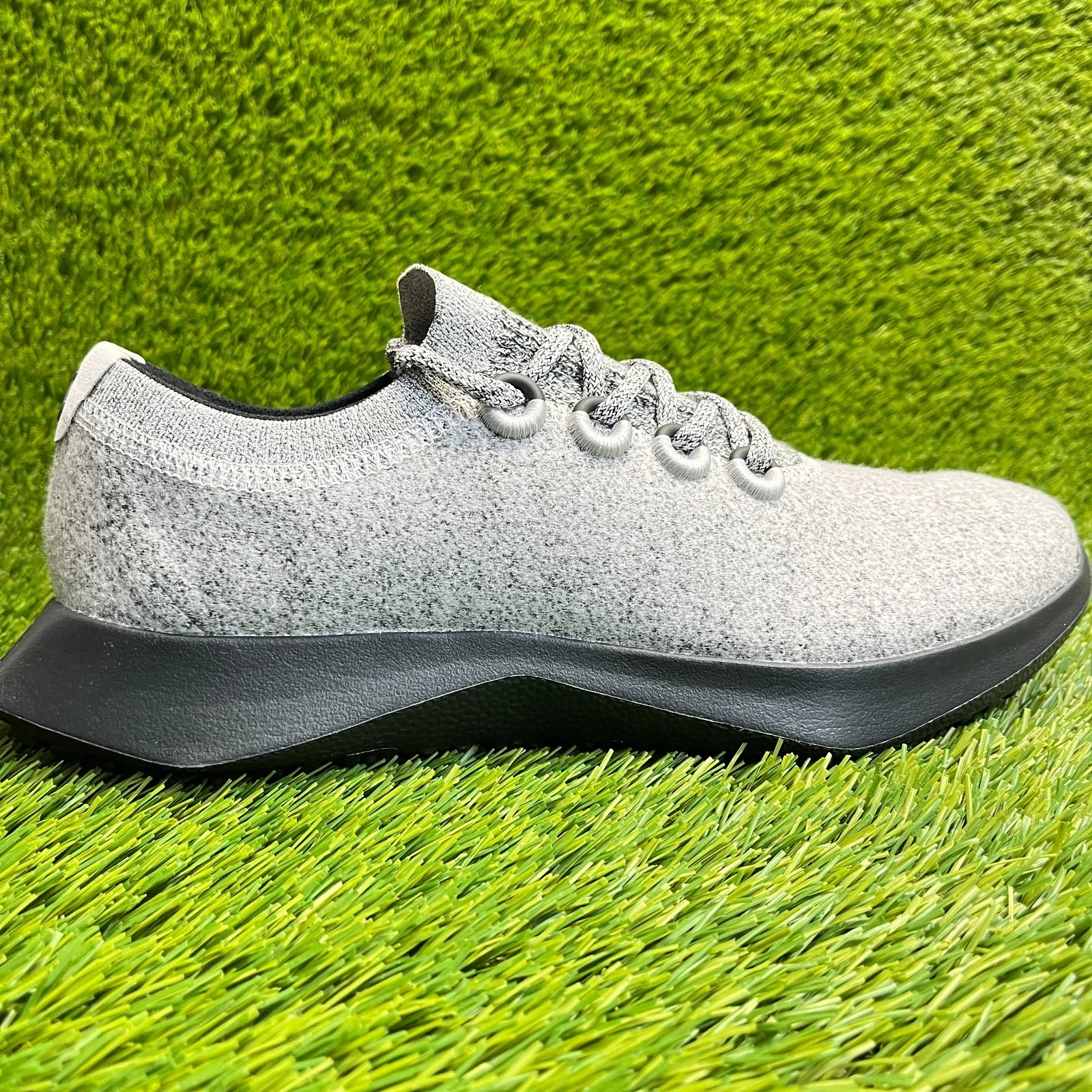 Allbirds Wool Dasher 2 Mizzles Mens Size 10.5 Gray Black Running Shoes Sneakers