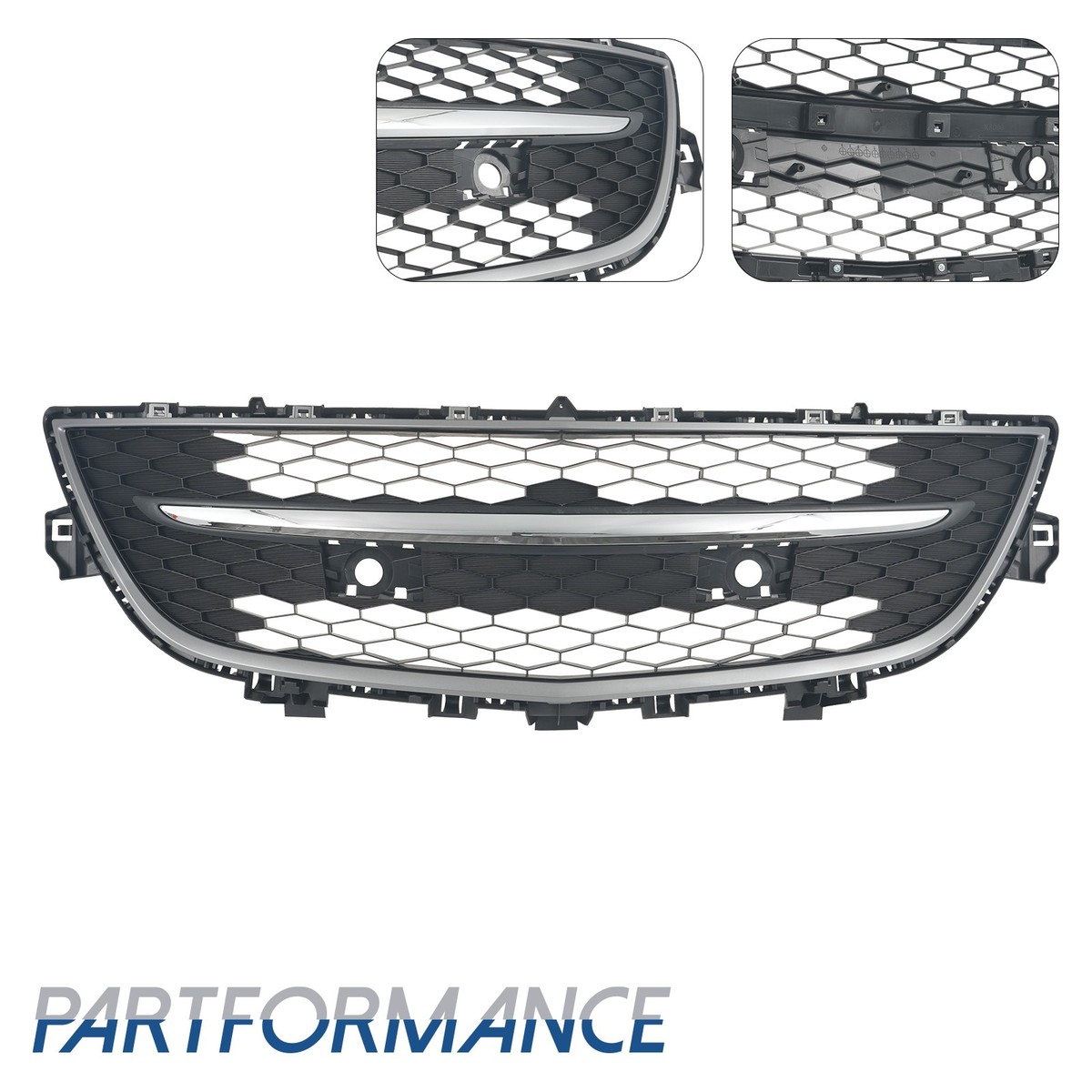 For Mazda CX-9 2010 2011 2012 Front Bumper Lower Grille w/Chrome