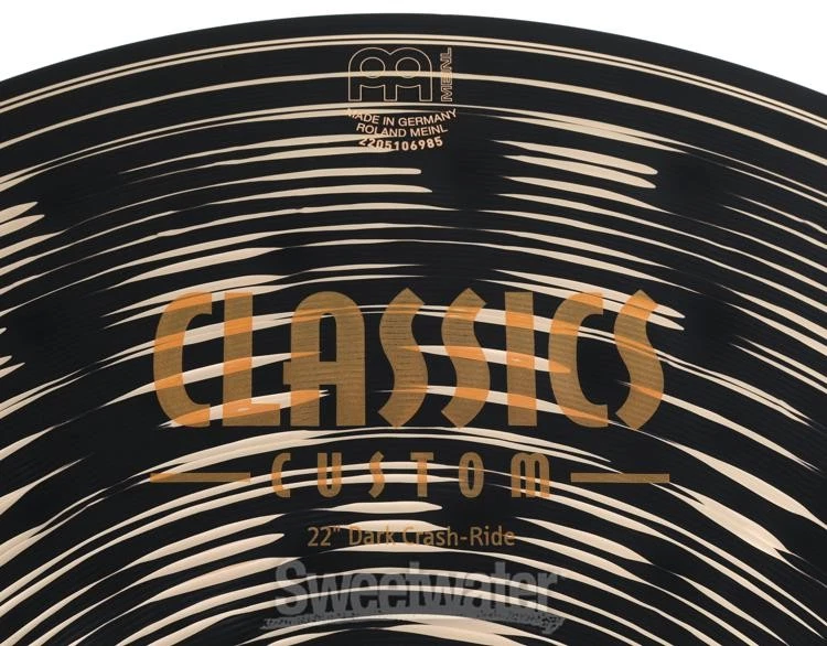 Prato Meinl Cymbals Classics personalizado Dark Crash-Ride - 22" - Imagem 4 de 4