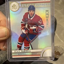 23/24 SP Authentic Montreal Canadiens Sean Farrell Future Watch Bounty RC #S-64