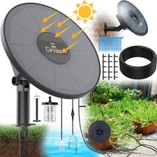 Solar Drip Irrigation System Automatic Watering System with 2200mAh Battery a...