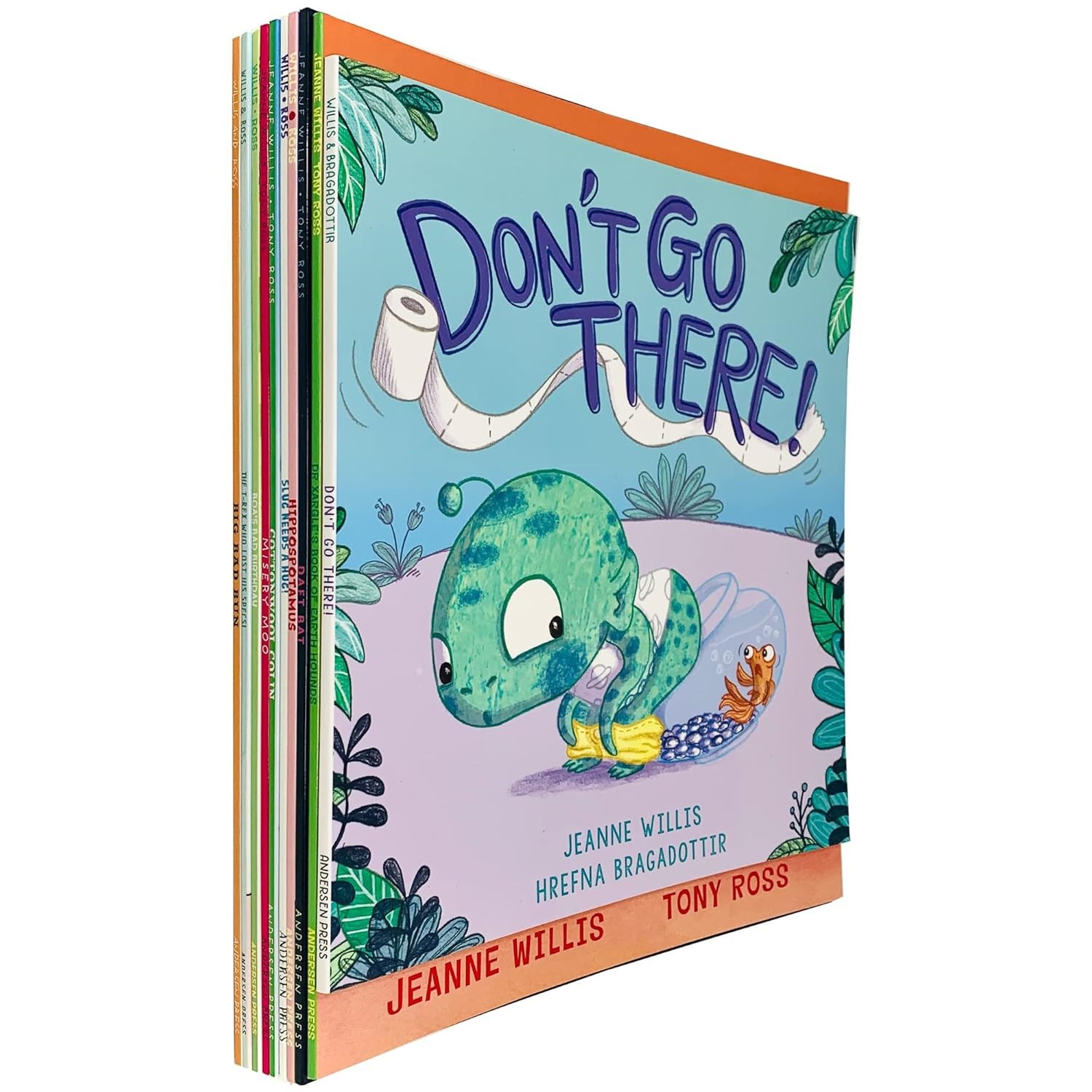 Jeanne Willis Collection 10 Books Set Don't Go There!, Daft Bat, Big Bad Bun