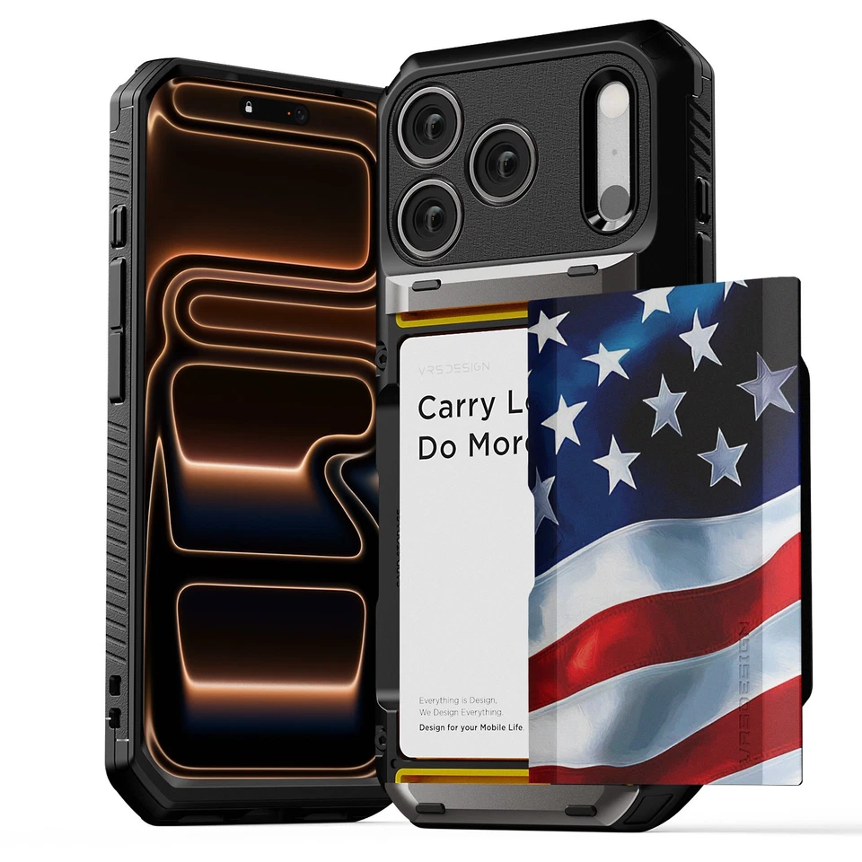 For iPhone 17 Pro Case VRS [Damda Glide Pro] with Semi Auto Wallet Holder - Image 4 of 4