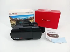 EVO VR Virtual Reality Headset for Smart Phone with Box Tested Working Read