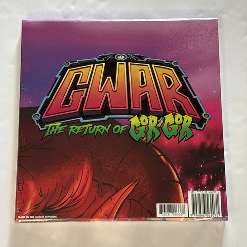 Gwar Return Of Gor Gor DELUXE HARDBOUND Fruit Punch Etch Vinyl LP + Comic SEALED - Picture 2 of 2