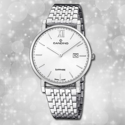 Candino Herrenuhr Classic C4722/1 Armbanduhr Edelstahl silber UC4722/1
