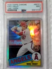 2020 Topps Chrome #85TC1 MIKE TROUT 1985 Topps PSA 9  Mint