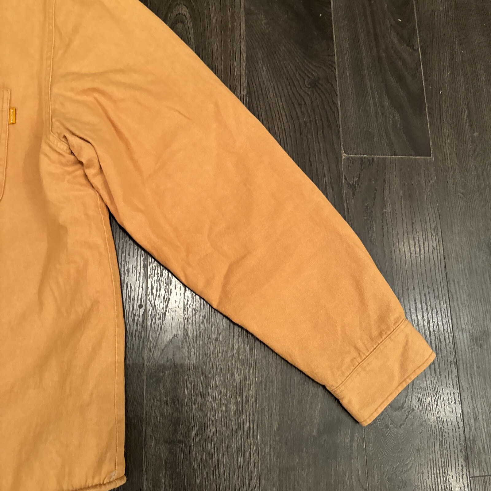 Rare Size Extra Large - Supreme FW18 Faux Shearling Lined Work Shirt Denim image 3