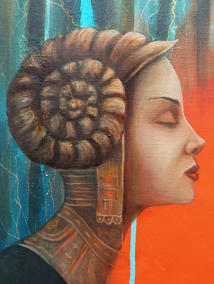 原版绘画油画帆布 CONTEMPORARY ART 超现实主义 Pronkin 2025 INSTATU 著 — 第 2/4 张图片