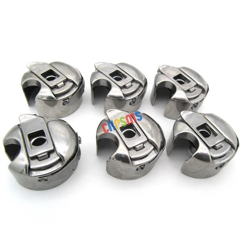 6 PCS. INDUSTRIAL SEWING MACHINE BOBBIN CASE FIT FOR JUKI CONSEW SINGER BROTHER