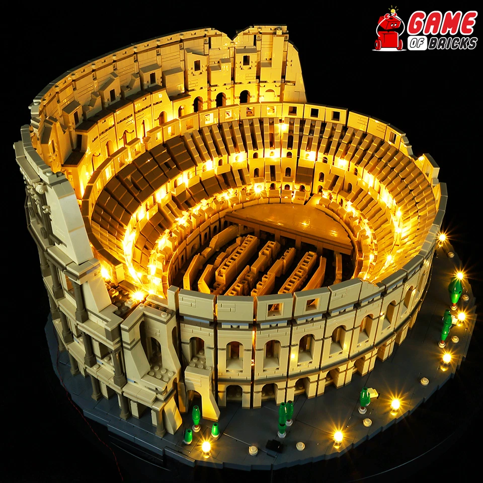 LED Light Kit for Colosseum - Compatible with LEGO® 10276 Set (Classic Version) - Image 2 of 4