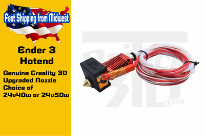 Extruder Hot End Kit For Creality Ender 3/5, Printer Parts 1.75mm 24v 40w or 50w