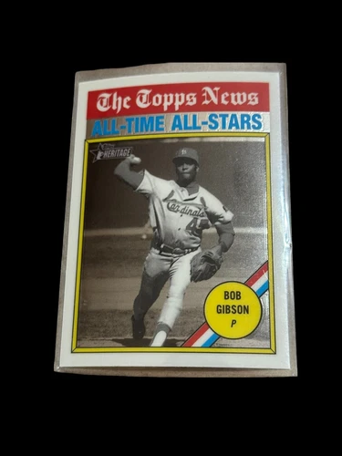 2025 Topps Heritage - All-Time All-Stars Bob Gibson #342 Chrome