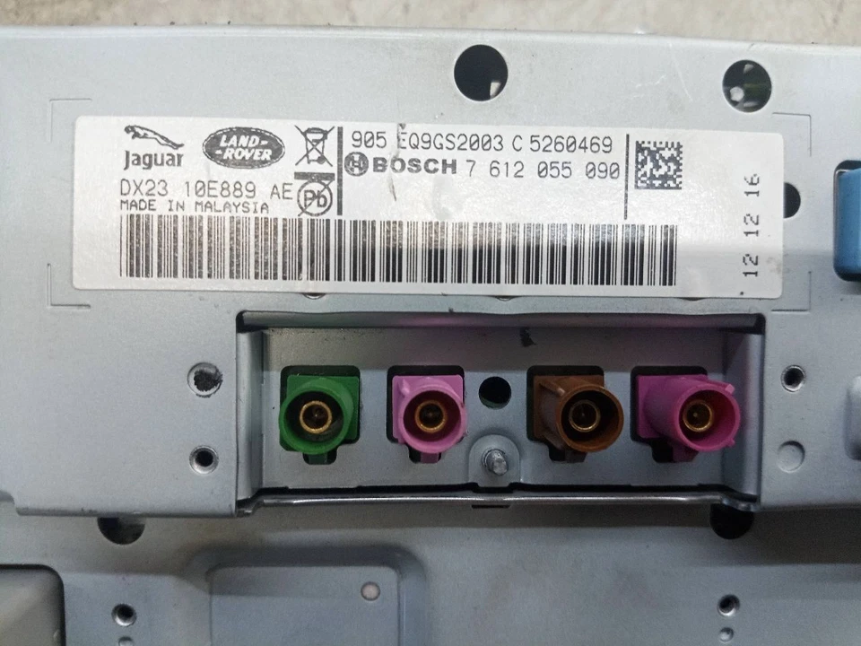 Used Infotainment Display fits: 2013 Jaguar Xf display screen ID DX2310E889AE Gr Foto 3 de 4