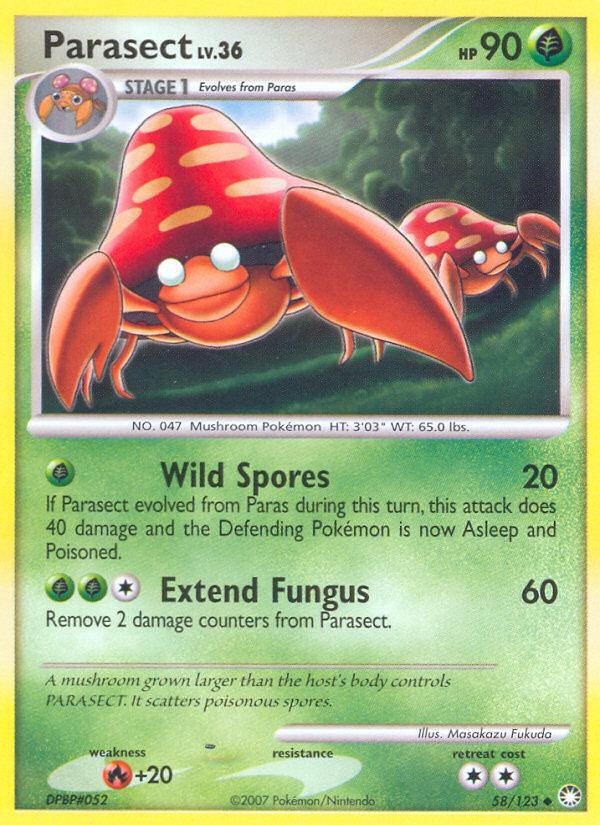 Pokemon Parasect (58/127) Mysterious Treasures LP