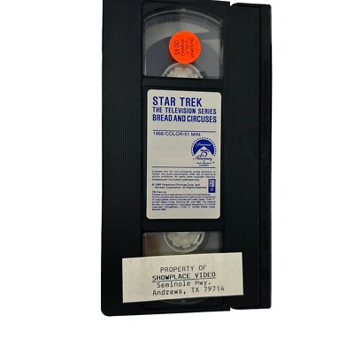 VHS 1987 Original & Uncut Star Trek Episode 43 - Bread And
