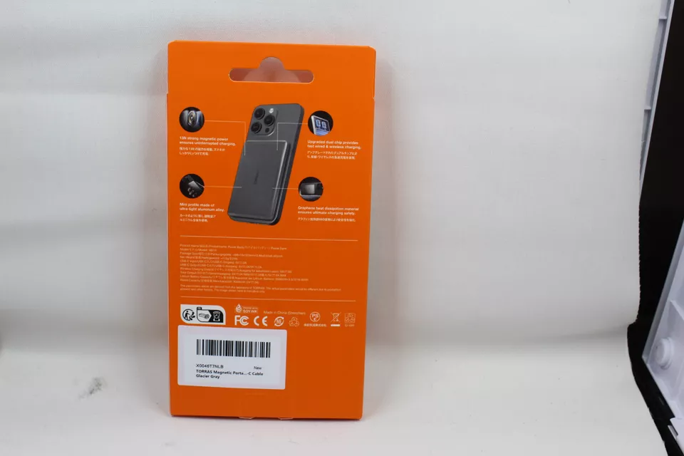 Banco de alimentación magnético ultra delgado TORRAS MiniMag - 5000 mAh 22,5 W carga rápida Foto 4 de 4