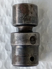MATCO TOOLS CUP246A, 1/2" DRIVE, 3/4" SWIVEL/UNIV IMPACT SOCKET, SHALLOW, 6 PT.
