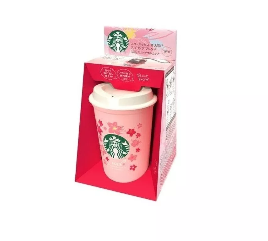 Starbucks Japan Origami Sakura Spring Reusable Cup 237ml **LIMITED