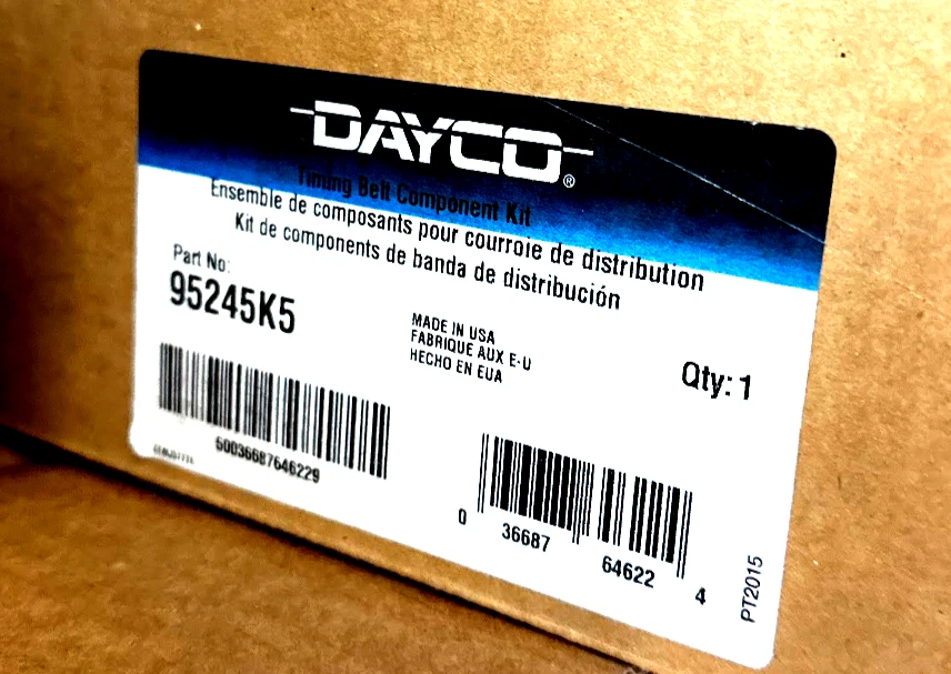 DAYCO 95245K5 Timing Belt Kit FOR 1999 2000 2001 Dodge/Plymouth/Chrysler Neon - Image 2 of 4