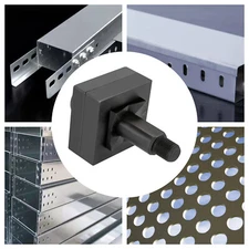 45mm × 45mm Manual Square Hydraulic Hole Punch Knockout Punching Die 2-Head Bolt