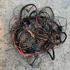 Porsche 356 Wiring Harness ORIGINAL Cloth Wrapped w/ Color Coded Wiring