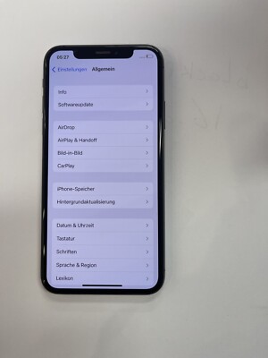 Apple iPhone X - 64GB - Schwarz (Ohne Simlock)