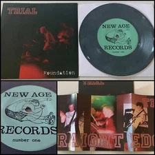 TRIAL Foundation 7” Vinyl 77 Press-Bystander Himsa Champion Bridge To Solace