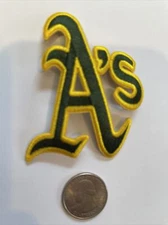 Oakland A's Athletics "The Swingin" Vintage Embroidered Iron On Patch 3” 2”