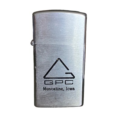 Vintage GPC Advertising Lighter Osborne Kemper Thomas Muscatine, Iowa Grain 860