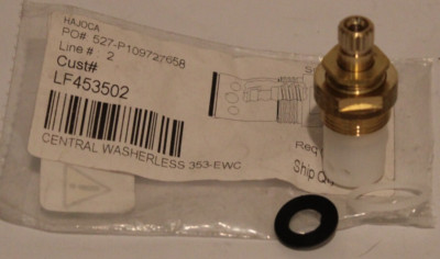 Central Washerless 353-EWC LF453502 Cartridge, 2.00'' Long