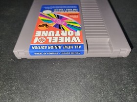 Wheel of Fortune: Junior Edition Authentic Nintendo NES EXMT+ COMPLETE n box!