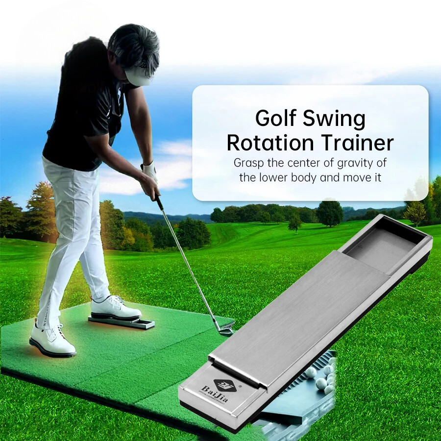 Portable Golf Swing Posture Assist Pedal Removable Golf
