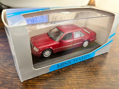 Minichamps Mercedes E Klasse Limousine 1993 Maßstab Modellauto 1:43 boxed imperial red