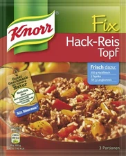 20 Bags Knorr Fix for Hack-Reis Topf (Mince Rice pot ) New from Germany
