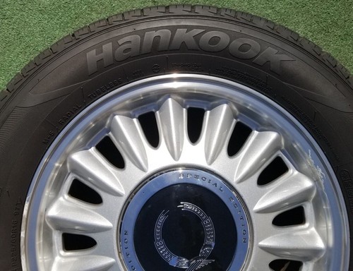 4 Factory Cadillac Deville Wheels Tires Caps OEM Concours 1994 Eldorado Seville - Picture 7 of 12