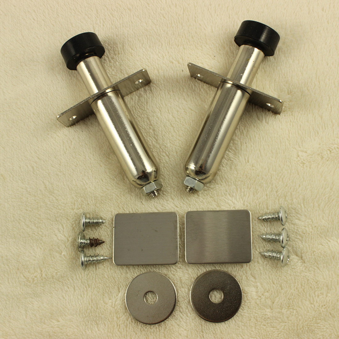 JDMSPEED 2PCS Stainless Chrome Door Poppers Trunk Popper Rat Street Ho - Foto 8