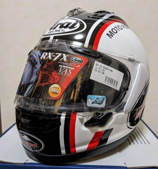 Arai RX-7X Kushitani Corsair-X Full Face Helmet L Size 59-60cm 
