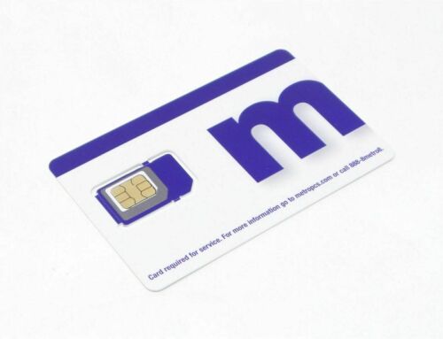 Cartes SIM Metro PCS triple coupe bonnes pour activation flambant neuves dernier modèle - Photo 1 sur 11