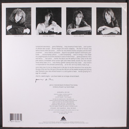 PATTI SMITH: horses ARISTA 12" LP 33 RPM Sealed - Picture 2 of 2