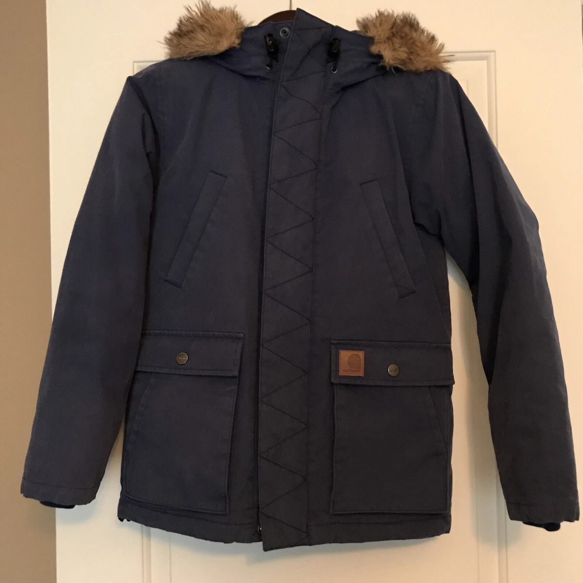 Carhartt coat with fur hood new arrivals